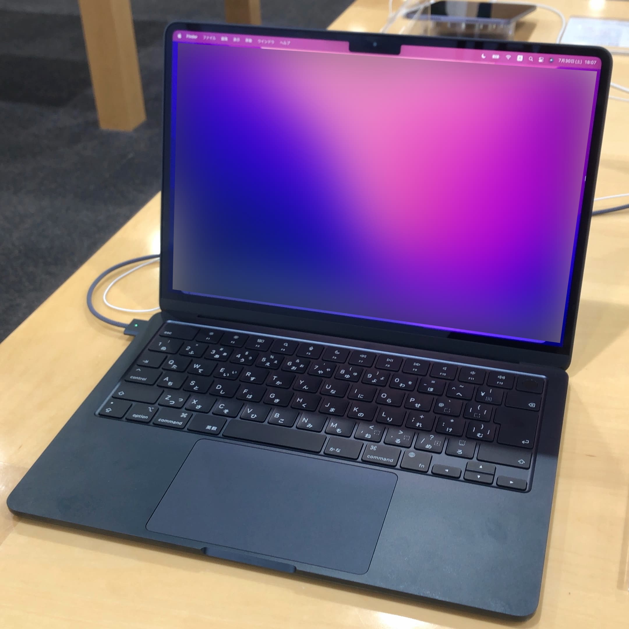 M2 Macbook Air Midnight model - 1